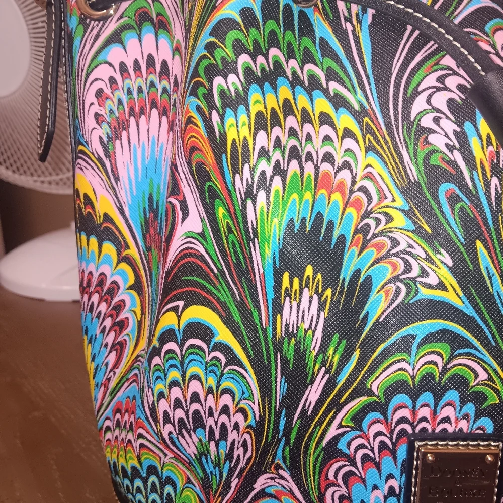 Dooney Bourke Plumes Bucket Bag - Picture 2 of 11